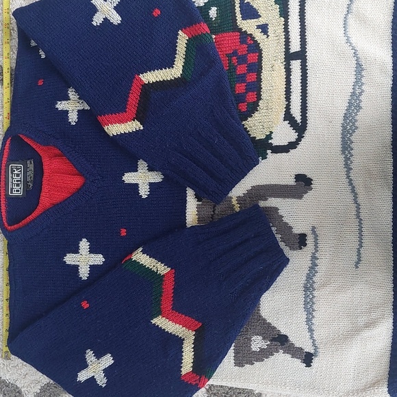 Berek Vintage Winter Hand Knit Wool Sweater Large - Picture 7 of 8